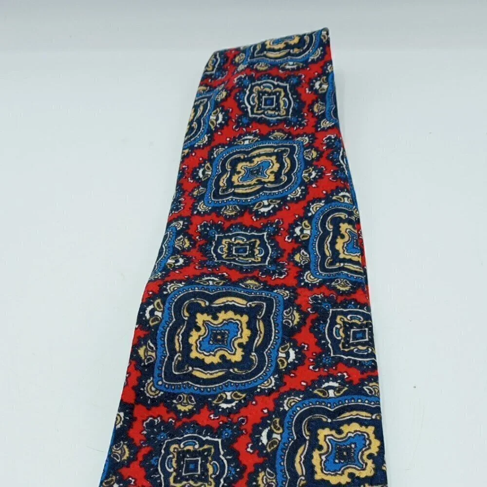 Grenada Multi Colored Abstract Patterned Men's Tie - 55
